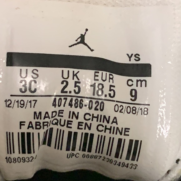 Air Jordan Pro Strong Black High Top 407486-020 Toddler Baby Size 3C - Picture 14 of 16